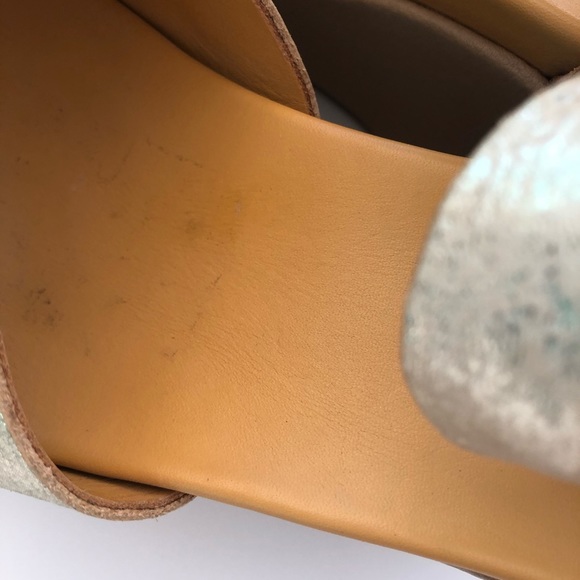 Kork- Ease size 8 metallic wedge sandals - Picture 13 of 15